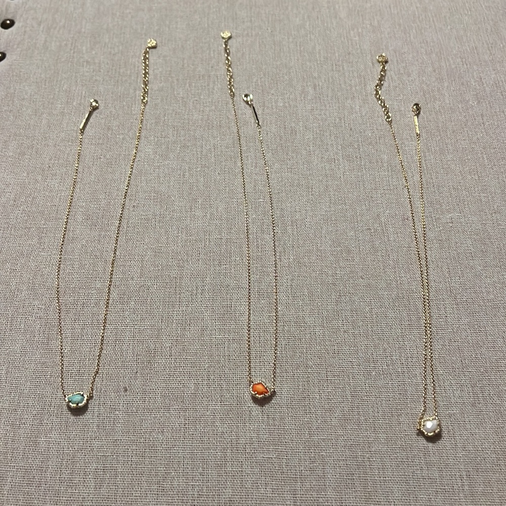 Kendra Scott Necklace Blue, Coral, White
